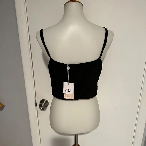 Tiger Mist Women's Black Crop-top - Size‎ XL - NEW With Tags. - Picture 2 of 16